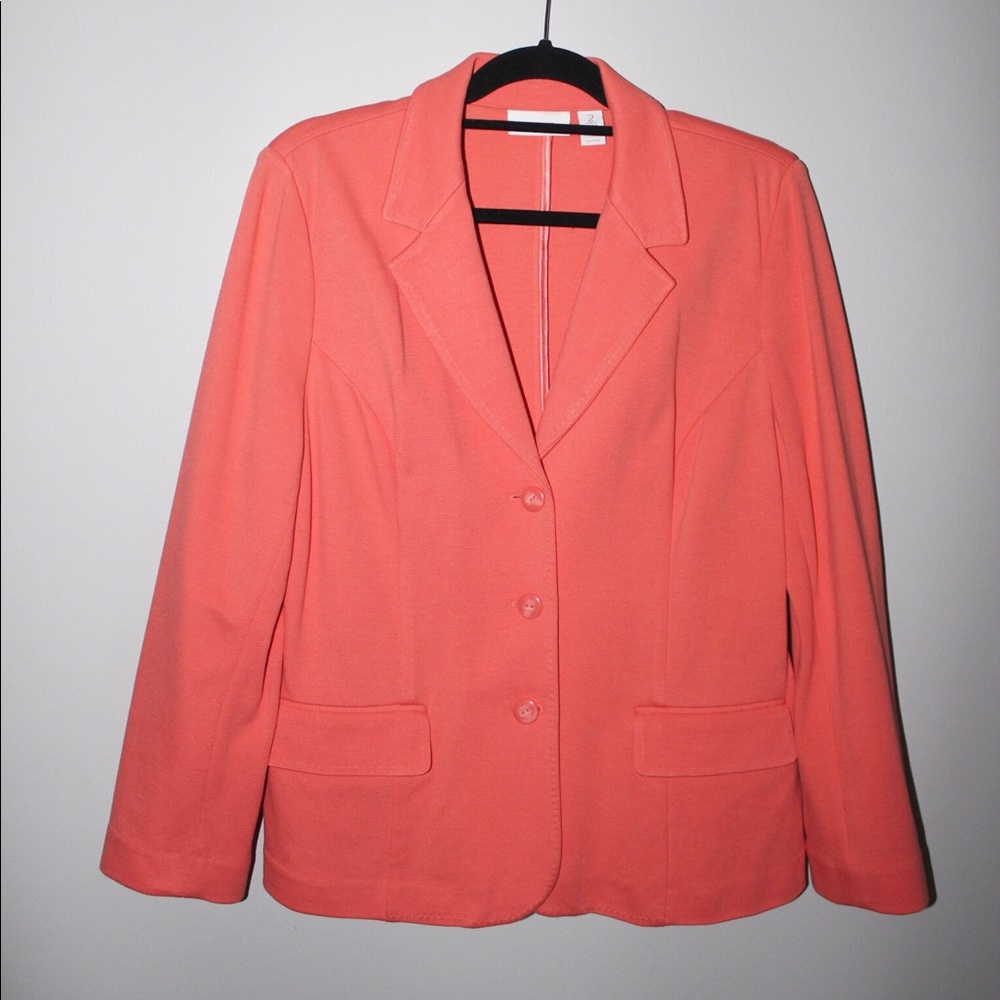 Chico’s Peach Color Blazer